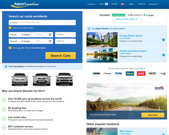 Airport Rentals Logo