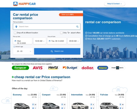 Happy Car Logo