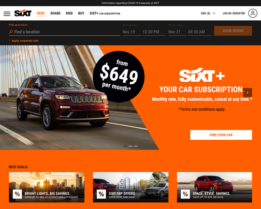Sixt Logo