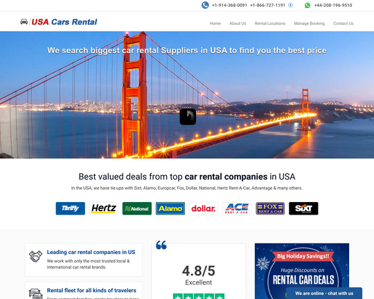 USA Car Rental Logo